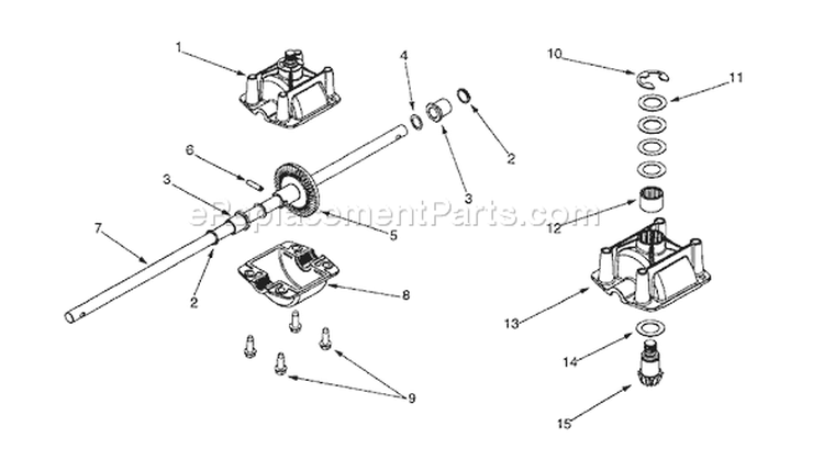 Page C Diagram and Parts List for 12A-529N062 2001 Yard Man Lawn Mower